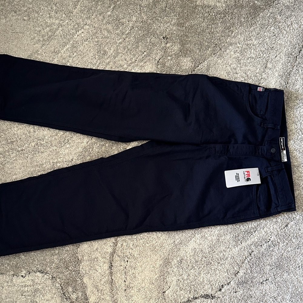 Carhartt FR CAT2 Flame Resistant Dark Blue Utility Pants